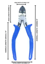 PERFECT TECH Combination Side Cutting Plier / Diagonal Cutting Plier| Ideal for cutting wires