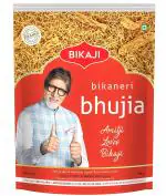 Bikaji Aslee Bikaneri - Bikaneri Bhujia - Spicy Namkeen - Crispy Barki Sev Snack - 1000 Gm Pack of 2