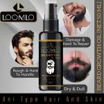 LOOMLO Powerful Beard Growth oil For Faster Beard Growth & Patchy Beard | Mushtaq Beard Oil
