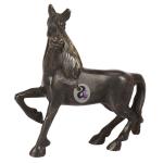 ARTVARKO Brass Running Horse Showpiece Statues - 4 inch