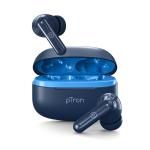 pTron Zenbuds X1 TWS Earbuds-4 QuadPro Mics, 3D AudioScape, In-Ear Sensor, 40hrs Playtime, TruTalk AI-ENC Calls, 40ms Movie/Music Modes, BT5.3, Type-C Fast Charging, & IPX5 Water Resistant (Bold Blue)