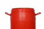 KGN Traders Red Color Plastic Drum 50 Liter With Lid Long Lasting and Durable Drum