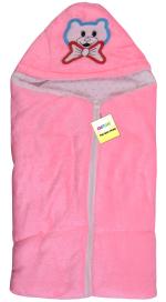 Kwitchy Printed Single Hooded Baby Blanket for Mild Winter 