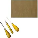 CRAFT WAFT LINO CUTTING TOOLS & (20X16)CM LINO SHEET COMBO
