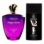 John Phillips HAPPY HOURS-V2 | Long Lasting | Combo Eau de Parfum (100+50 ml )
