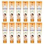 Vetoni Veclean Hair Removal Cream For Women with Papaya Extracts in Tube (40g) Pack of 12