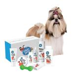 Captain Zack Lhasa Apso 8in1 Head-to-Paw Groom-Kit With Shampoo Conditioner Paw Butter Toy And Towel