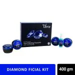 Olivia Skin Polishing Diamond Facial Kit 400g Contains Cleanser|Face Scrub|Massage Cream|Face Pack