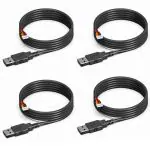 BIGGEAR (Pack of 4) Replacement Cable For Mantra Mfs100 Fingerprint Scanner (Usb, Black)