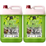 BLISS & BLUSH Dishwash Liquid 10 Liter Green | Biodegradable | Long-lasting and Refreshing | Leaves No Residue
