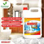 Redbust Lemon Fragrance Bathroom cleaner,Ultra shining formula bathroom cleaner 5 Ltr Can & 500 ml Free