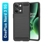 Knotyy Back Cover for OnePlus Nord 3 5G (Black, Flexible, Rubber, Pack of: 1)