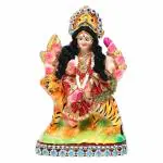 KSI Eco-Friendly Durga maa Idol Goddess Nav Durga MATA Statue Devi Sherawali MATA Murti for Puja