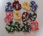 THE MAXIM Hair Scrunchies Floral Printed Hair Accessories Set for Women or Girl Rubber (6PCS)