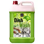 BLISS & BLUSH Dishwash Liquid 5 Liter Green Biodgradable, Non toxic, I Baby & Pet safe, I Non Corrosive, Liquid, No Harmful chemicals
