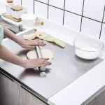 Devashree Extra Large Stainless Steel, Heavy Duty Cutting Pastry Board for Meat Vegetables Bread (48x42x1 cm)