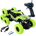 KTRS ENTERPRISE Wheeler Rock Crawler RC 8 Wheel Car Monster Truck Car 2.4GHZ 4WD Toys for 8 Years Old Kids Boys (Multicolor)