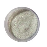 Jhintemetic - 100 Grams Holographic Ultra Fine Milky White Mother of Pearl Iridescent Laser Glitter Powder for Resin Art, Art & Crafts, Nail Art, Painting, Slime etc.