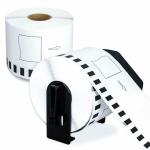 HAIDERY HARDWARE AUTM Mrdzx Compatible Brother DK-2205 Continuous Paper Tape Labels Roll, Cut-to-Length Label, with Refillable Cartridge for Brother QL-500 QL-580 QL-700 QL-800 Laebl Printer Dk-2205 (2.4 x 100 ft) (2 Rolls)