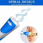 Jalaram ExportsEar Wax Removal Ear Cleaner Earwax Remover Spiral Soft Silicone Safe Upgraded Smart Earwax Removal Tool Swab Kit with 16 Replacement Tips for Adults and Kids