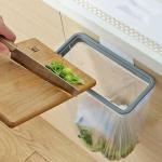 VMITRA Portable Trash Bag Holder, Hanging RV Garbage Bag Holder with Lid Kitchen Trash Bin Garbage Bags Storage Rack