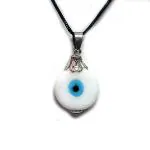 Astroghar Evil Eye Protection White Pendant For Men And Women
