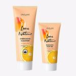 SMART BEAUTY Oriflame LOVE NATURE Energising Cleanser with Organic Apricot & Orange 125 ml , Radiance Face Gel with Organic Apricot & Orange 50 ml (2 Items in the set)