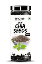 NutroVally Raw Chiya Seeds for Weight Loss with Omega 3 Diet Chia Seeds 200 g
