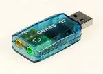 Shivsoft USB Sound Card Adapter 3D Audio Virtual 5.1 Channel (Color May Vary) (Pack of 1)