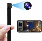 GLOSS Pinhole Mini DIY Hidden Security Camera for Home/Office/Nanny with WiFi Connectivity to Remote Live View with SD Card Support
