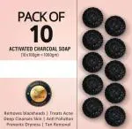 Badahair Activated Charcoal Bath Soap, 100 G (Pack Of 10)