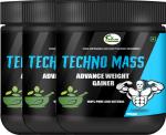 Inlazer Techno Mass High Protein Weight Gain Powder/ Protein Supplement/ Weight Gainer Weight Gainers/Mass Gainers (300 g, No Flavour)
