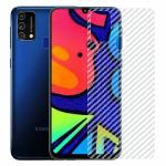 Kite Digital Samsung M21S Back Screen Protective Film Carbon Fiber Skin Transparent Screen Guard Sticker (Pack of 3)