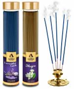 The Aroma Factory Incense Sticks Lavender Luck & Mogra Agarbatti (Charcoal Free ) Bottle 2x100g Incomplete