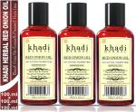 Khadi Herbal Red Onion Oil Increase Hair and Reduces Hair Fall for Healthy Hair 300ml