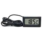 Themisto ApTechDeals Portable Pocket Wired Mini Digital LCD Electronic Temperature Meter Sensor (Black)