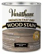 Rust-Oleum Varathane 370719 Premium Fast Dry Wood Stain WESTERN OAK, Quart (946ml)