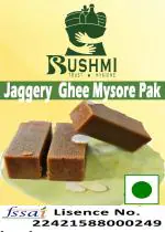 Rushmi Special Carnival Sweets Palm Jaggery Ghee Mysore Pak | House of Taste | Panai Karupatti Mysurpa (500g)