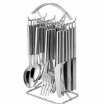 Parage Katrina Stainless Steel Cutlery Set with Stand 25 pcs