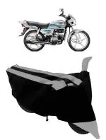 GANPRA Presents Hero Splendor Plus Water Resistant - Dust Proof - Full Bike / Scooty Two Wheeler Body Cover (GREY STRIPES)