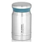 PE BIRDS Leak Proof Silver Stainless Steel Sambar Jar 550 ml