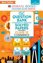 Oswaal ISC Question Bank Class 12 Commerce Book (For 2023 Exam)