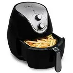 AGARO 1300W, 3.2L, Air Fryer with Rapid 3D Uniform Heating, Black