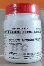 SODIUM THIOSULPHATE LR - 250gm HYPO