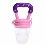 Adore OMG! Baby Food Grade Silicone Food Feeder with Storage Case -BPA Free- Baby safe-Pink