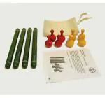 Folktales Wood Handmade Wooden Tic Tac toe toy 5 to 7 Y