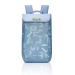 uppercase Blue Laptop Bag With Rain Proof Zippers