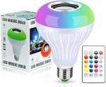 Webilla Led Wireless Light Bulb Speaker, Rgb Smart Music Bulb, E22 Base Color Changing With Remote Control