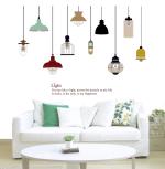 Rawpockets  Hanging Decor Light Lamps With Quote Self Adhesive Sticker