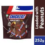 Snickers Miniatures Chocolate Pack | Travel Edition | 21 Treats Inside | 252 g
